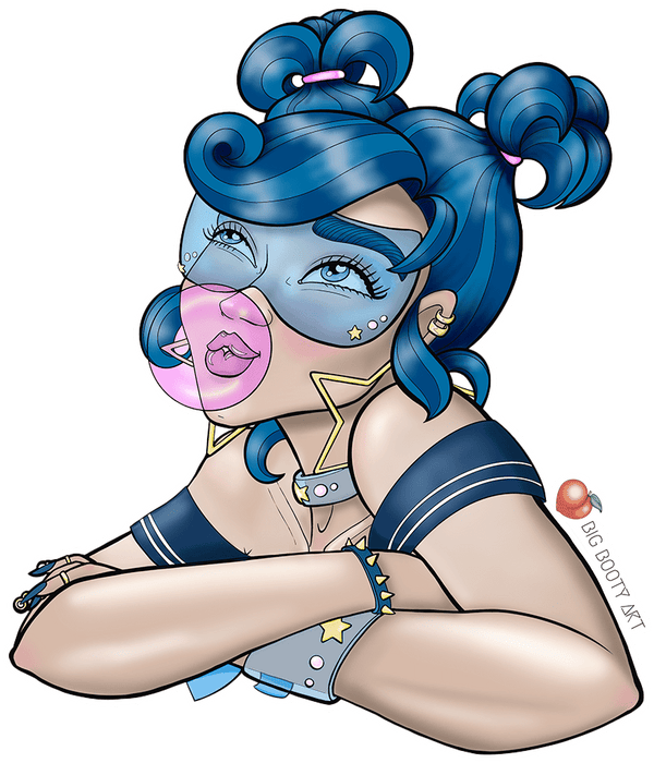 Bubblegum Sailor Mercury Sticker