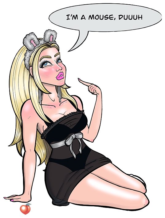 I'm a Mouse Duh Sticker