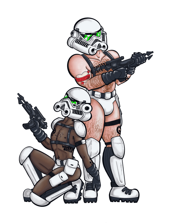 Storm Trooper Bois Sticker