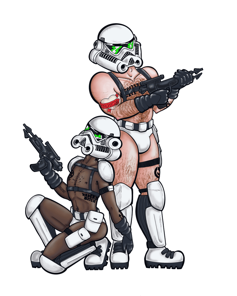 Storm Trooper Bois Sticker