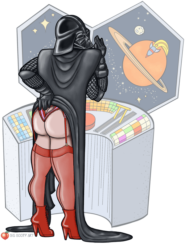 Vader Pinup Sticker