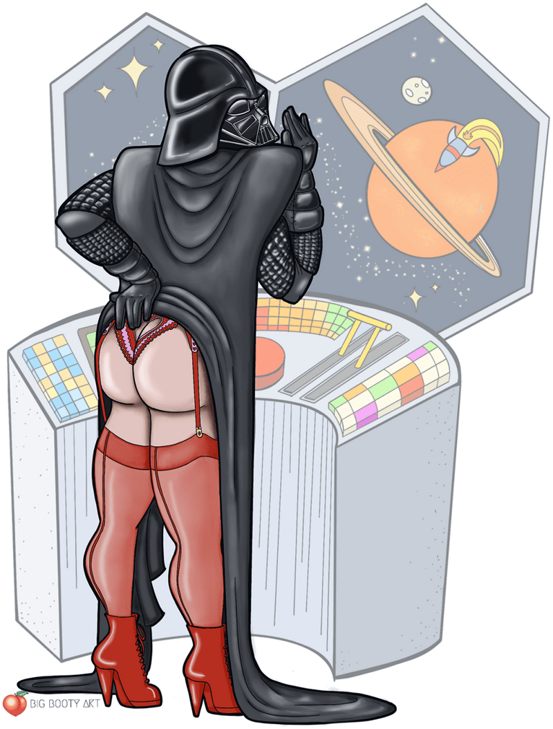 Vader Pinup Sticker