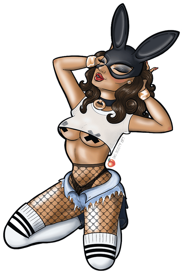 White Rabbit Sticker